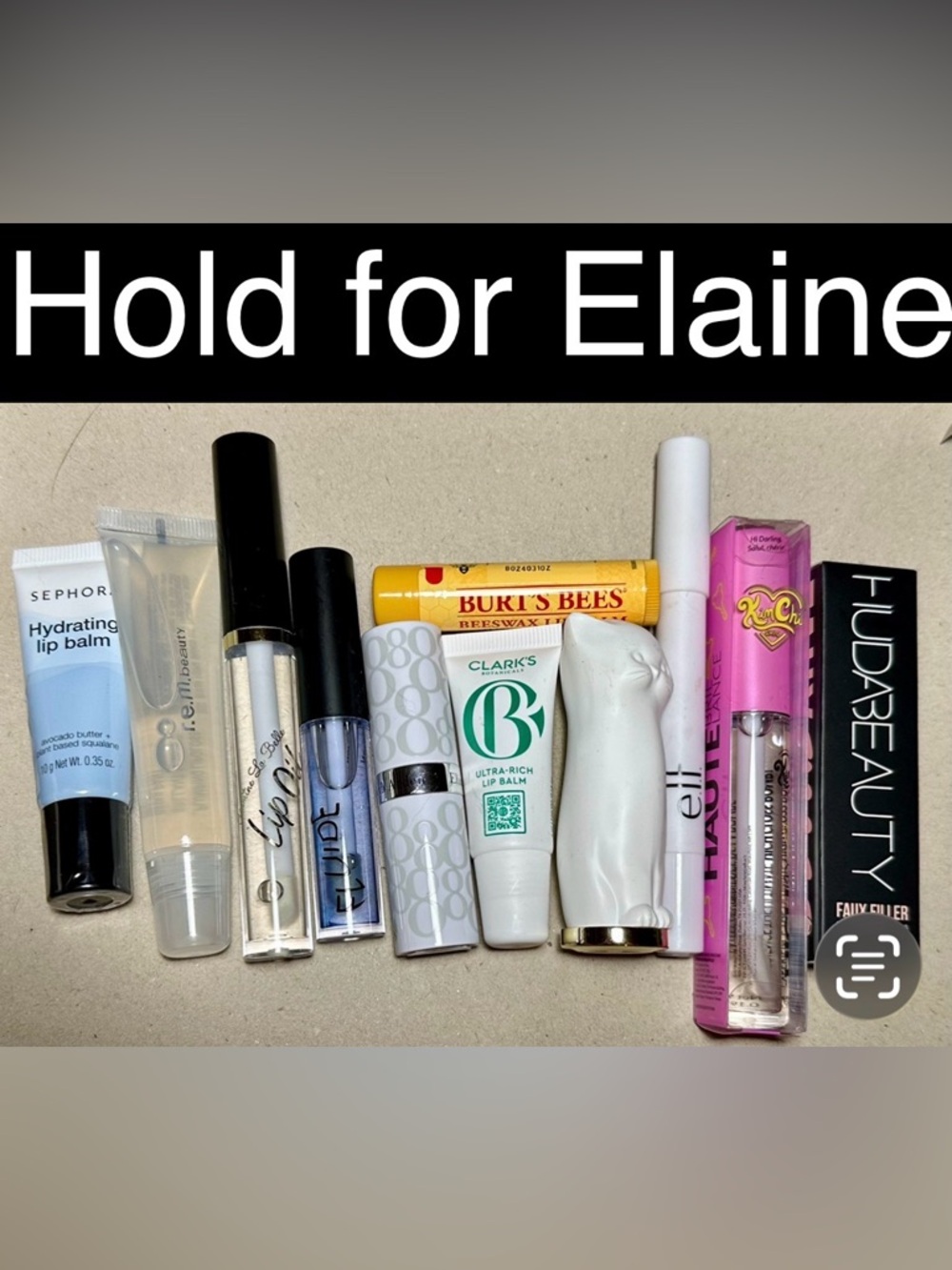 HOLD FOR ELAINE NFS otherwise
CLEAR Assorted Lip Care & Gloss Set